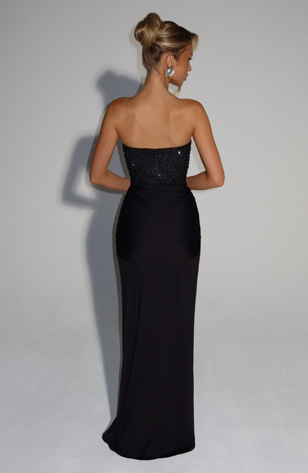 Celeste | Women's Party Sparkle Corset Maxi Dress