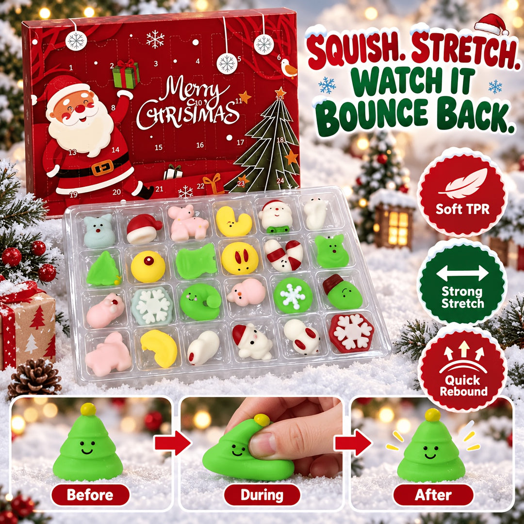 24pcs Christmas Squishy Advent Calendar