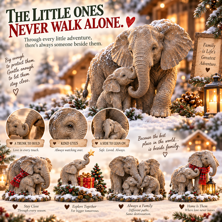 Charming Collectible Elephant Advent Calendar with 24 Unique Figurines