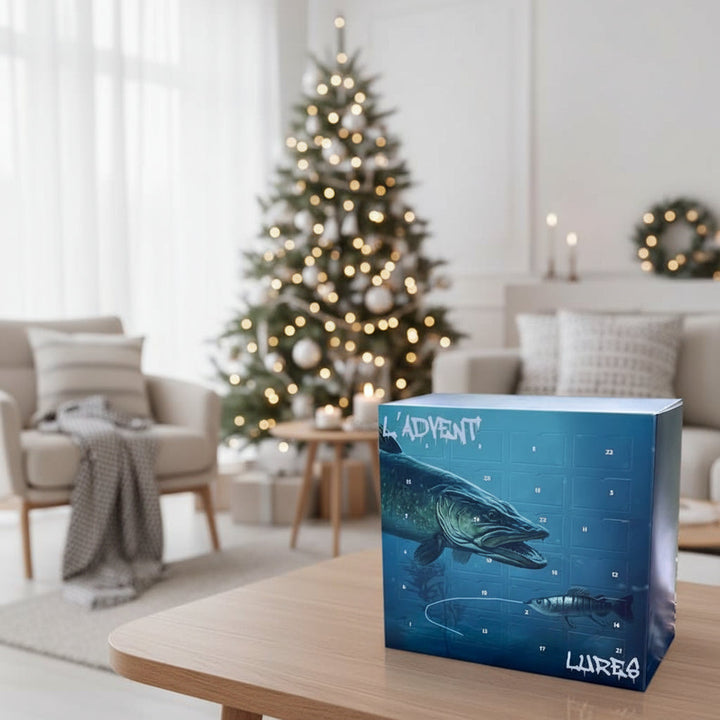 Christmas 24-day Dadvent Calendar with fishing lures Advent Box