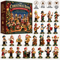 Christmas Band Advent Calendar with 24 Unique Musician Ornaments