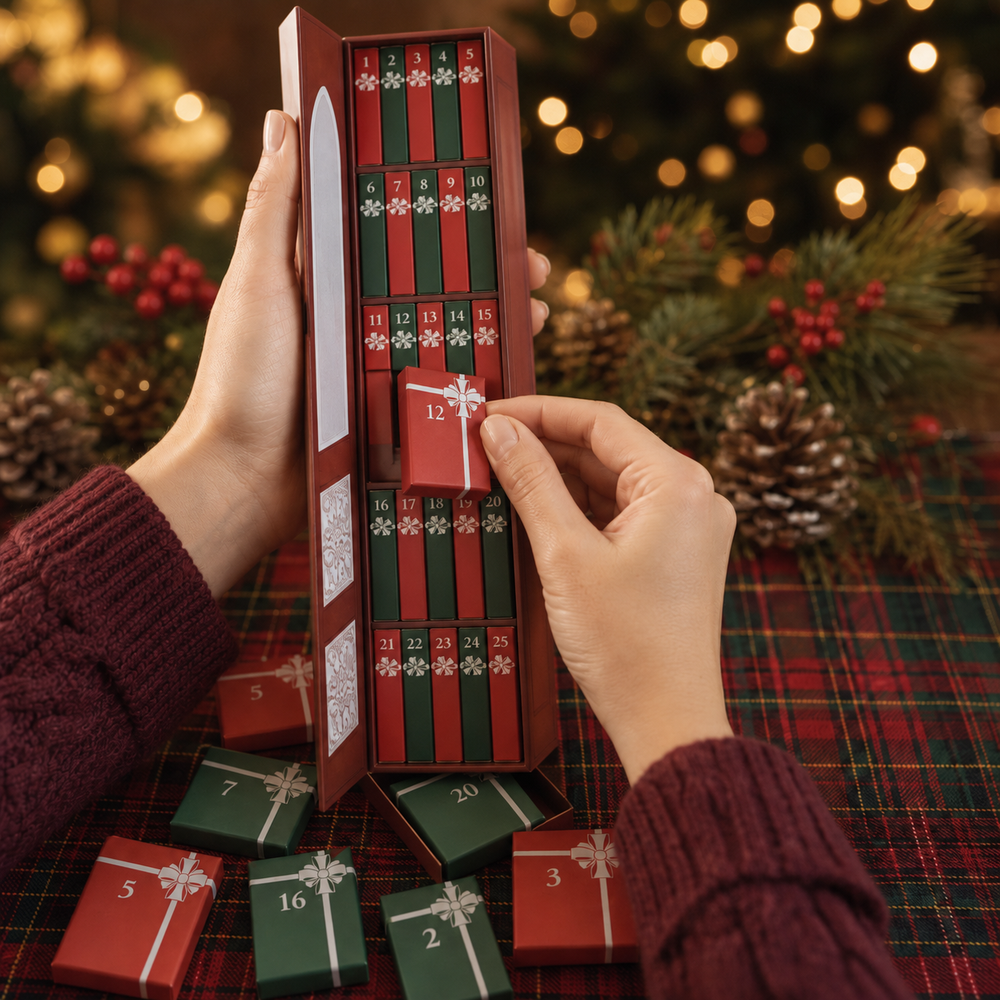 Christmas Storybook Advent Calendar with Miniature Books