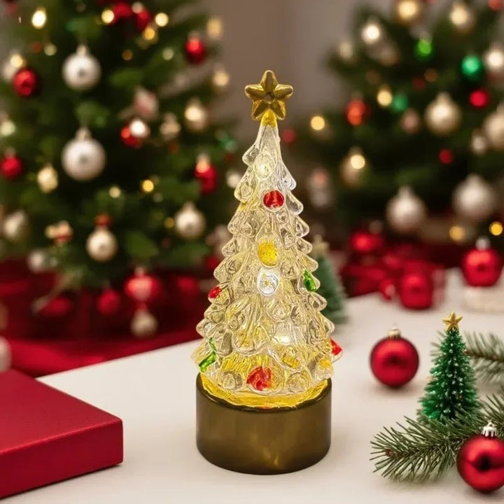 Christmas Tree Lamp with Decorative Ornaments