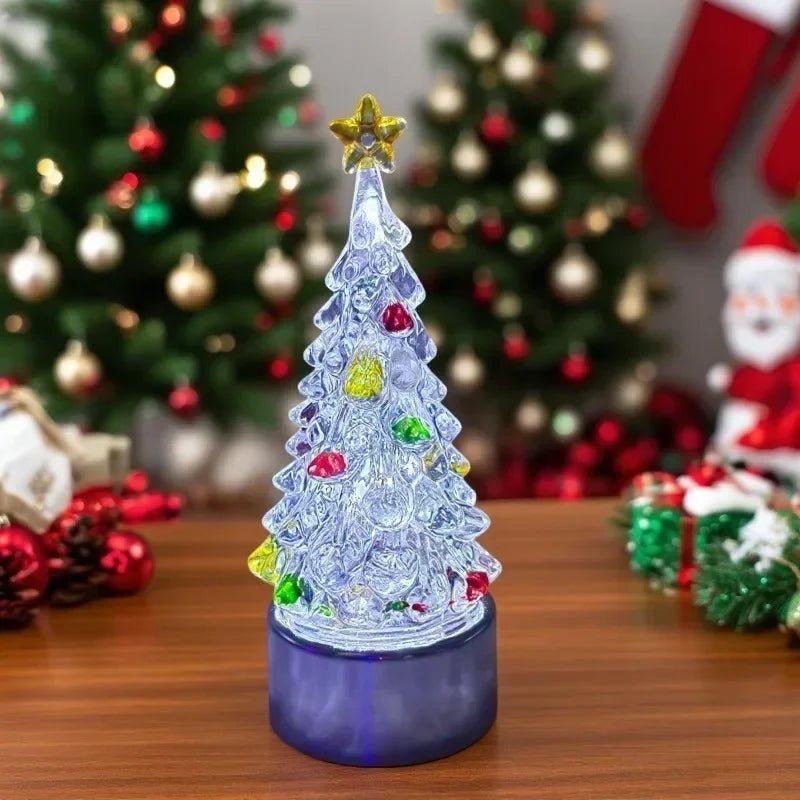 Christmas Tree Lamp with Decorative Ornaments