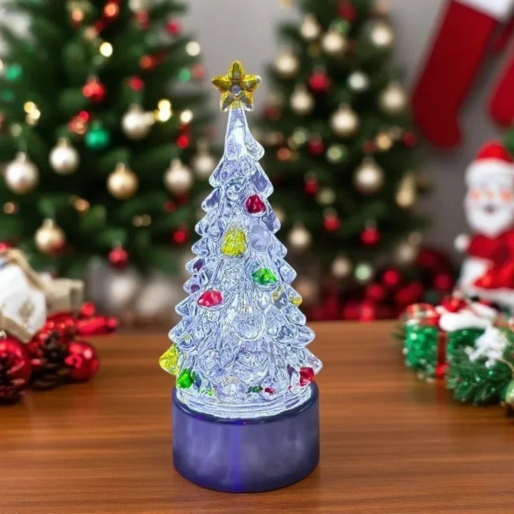 Christmas Tree Lamp with Decorative Ornaments