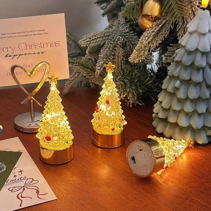 Christmas Tree Lamp with Decorative Ornaments