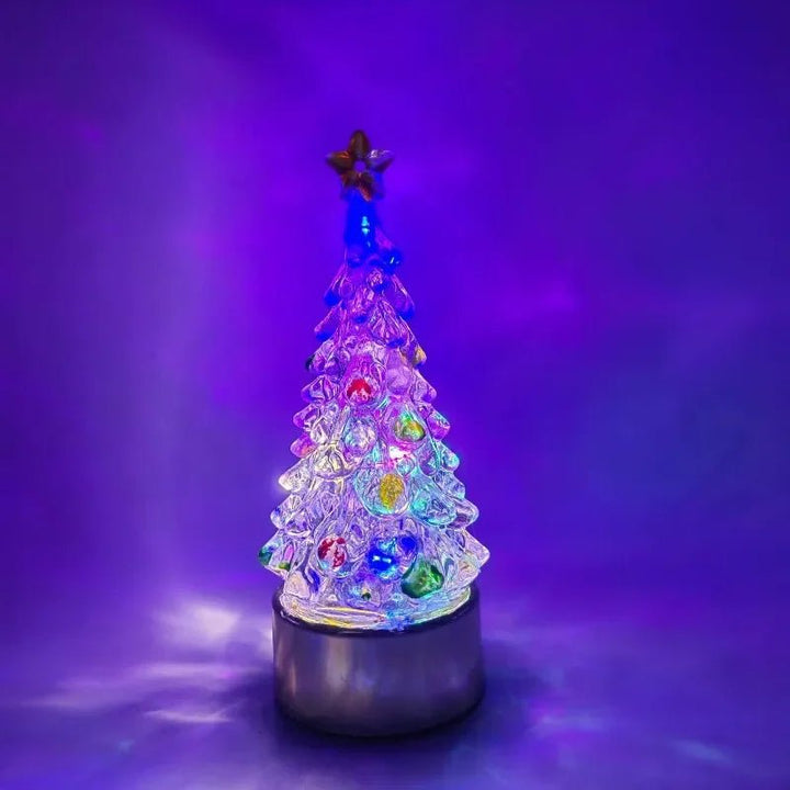 Christmas Tree Lamp with Decorative Ornaments