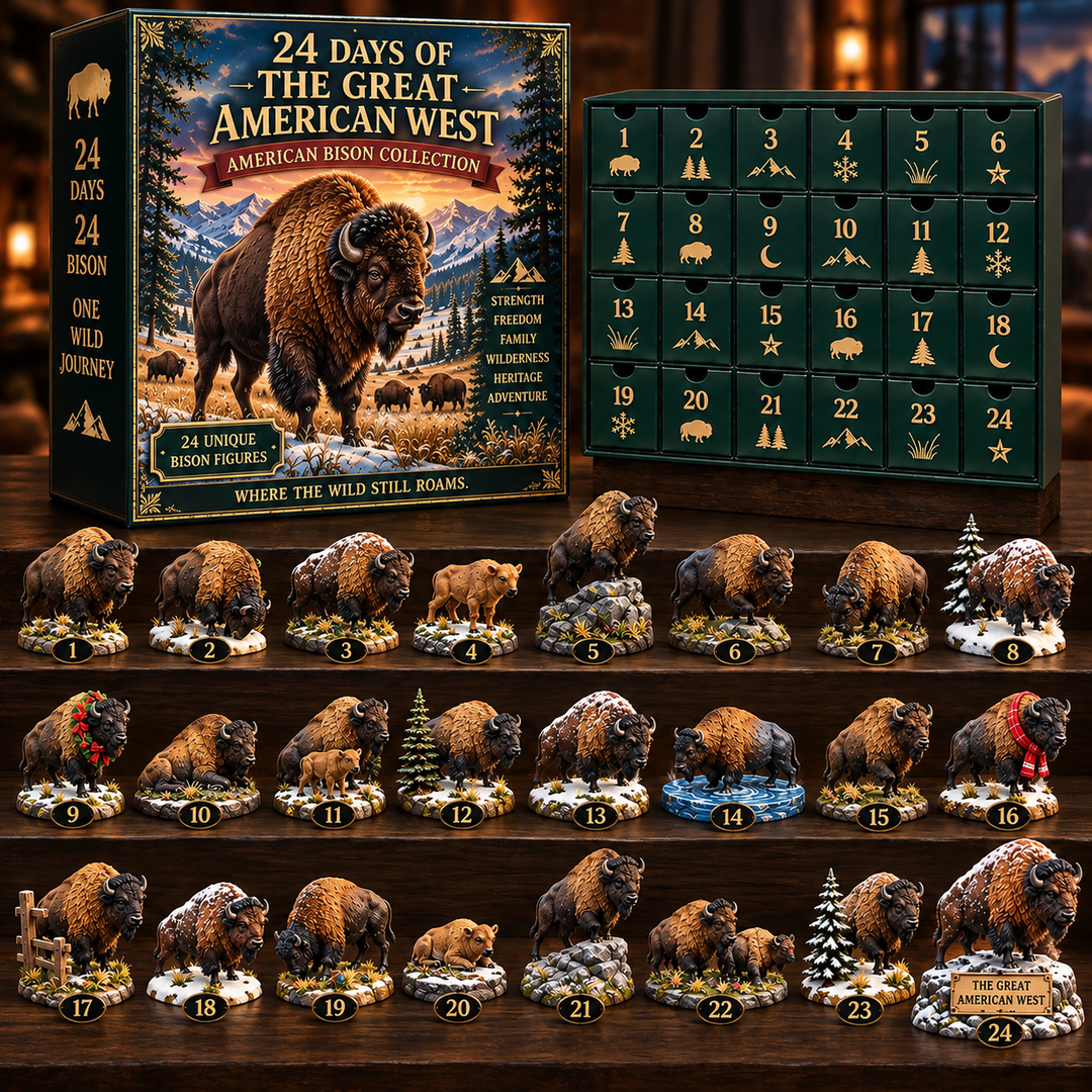 Collectible Hand-Painted Animal Advent Calendar