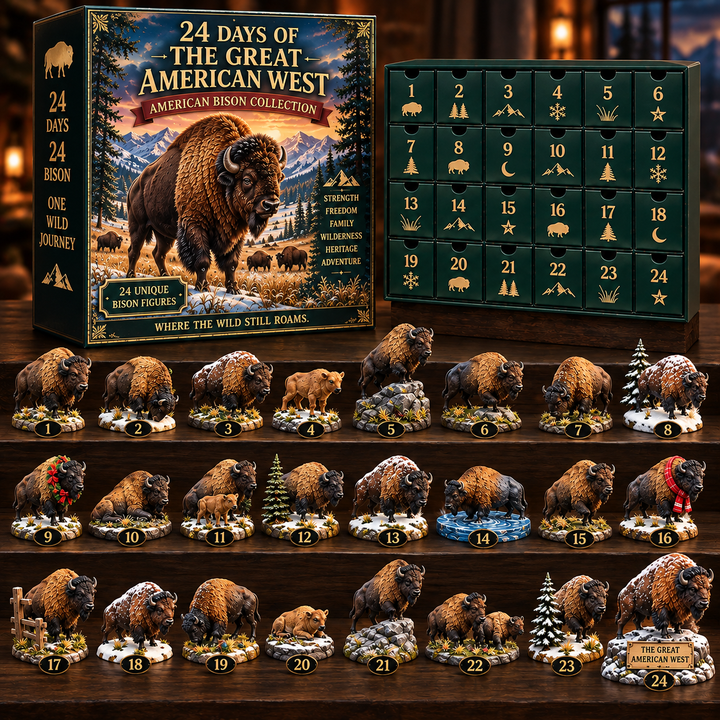 Collectible Hand-Painted Animal Advent Calendar