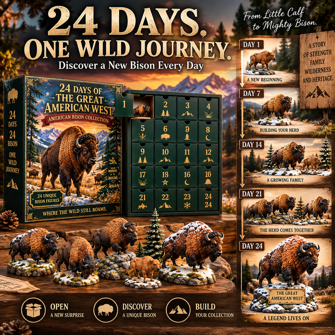 Collectible Hand-Painted Animal Advent Calendar