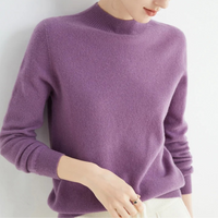 Marry | Women's Winter Knitted Mock Neck Sweater