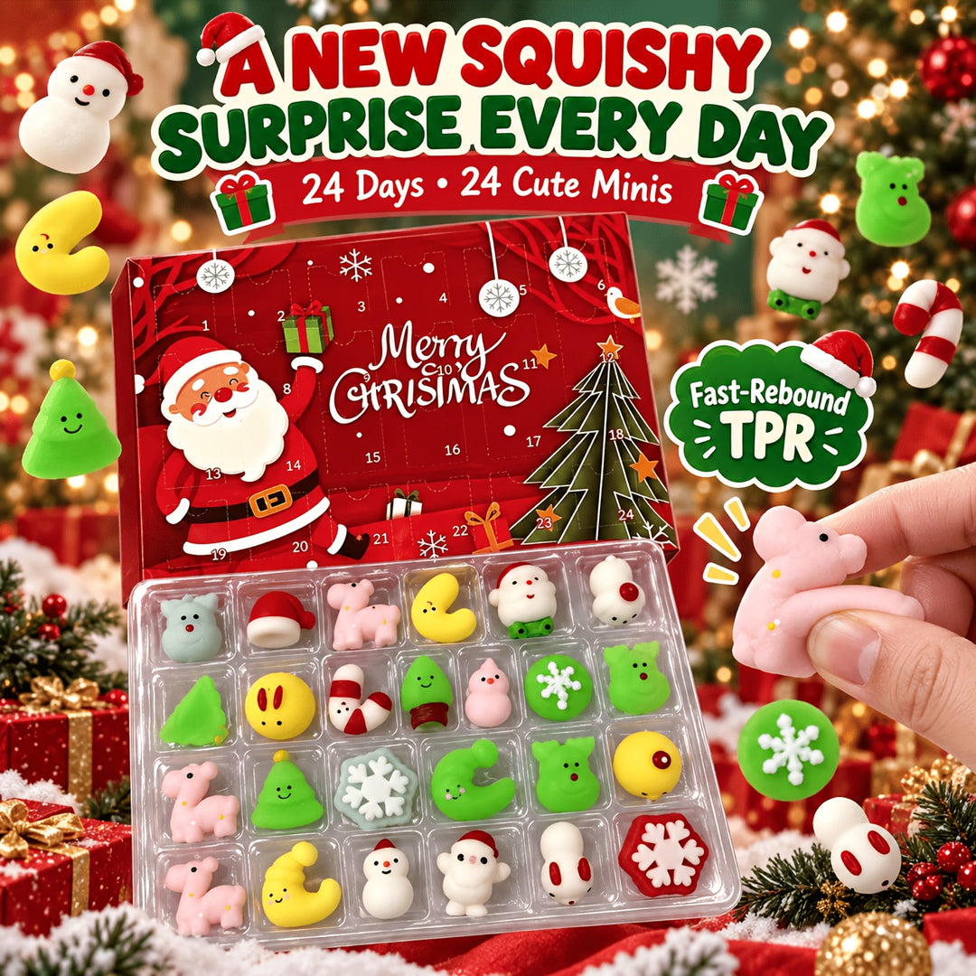 24pcs Christmas Squishy Advent Calendar