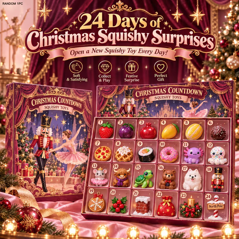 24pcs Christmas Gift Squishy Advent Calendar