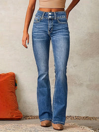 Kaia | Women's Full Length Wide Leg Jeans