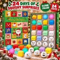 24pcs Christmas Squishy Advent Calendar