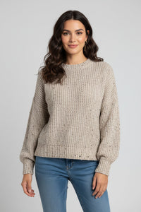 Jacqueline | Women's Cozy Retro Knit Sweater