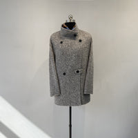 Elizabeth | Women's High Collar Wool Blend Pea Coat
