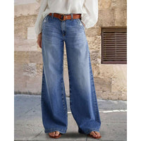 Elizabeth | Women's Elegant Relaxed Wide-Leg Jeans