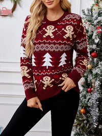 Emma | Women's Festive Gingerbread Christmas Sweater