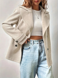 Evie | Women's Elegant Oversized Wool Pea Coat