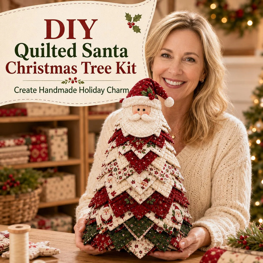 Quilted Santa DIY Christmas Tree Kit