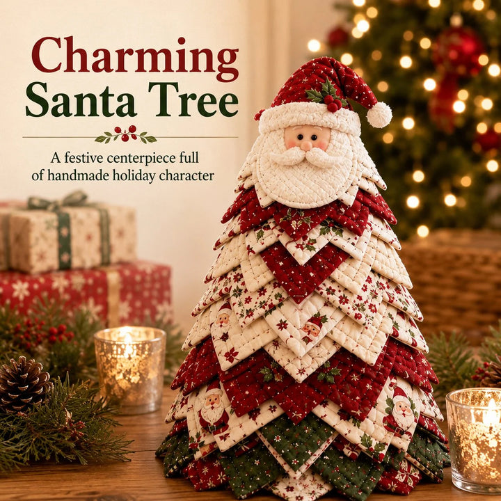 Quilted Santa DIY Christmas Tree Kit