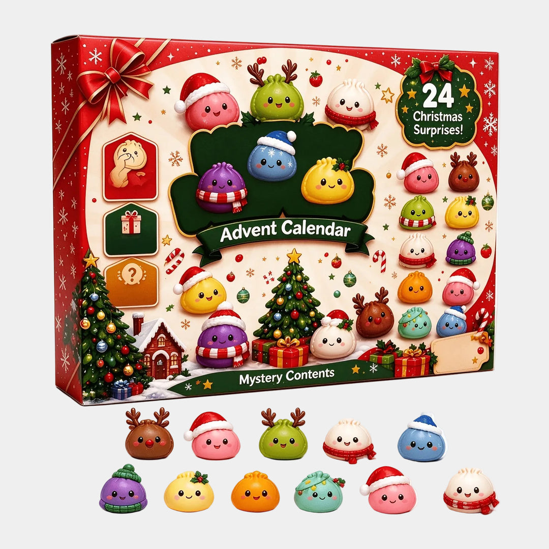 24pcs Christmas Squishy Dumpling Advent Calendar