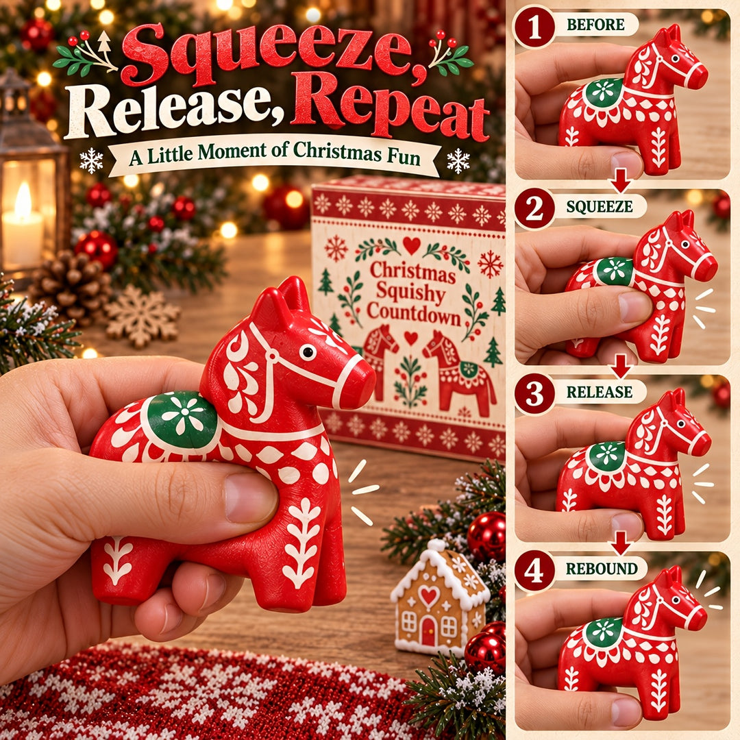 24pcs Christmas Squishy Countdown Advent Calendar