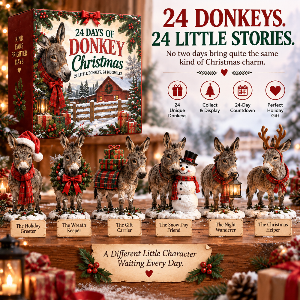 Festive 24-Day Donkey Advent Calendar