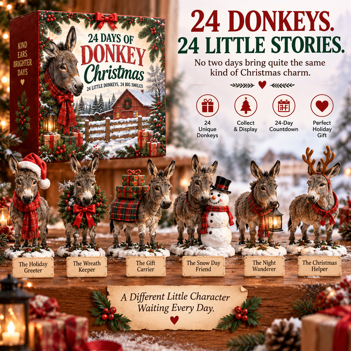 Festive 24-Day Donkey Advent Calendar