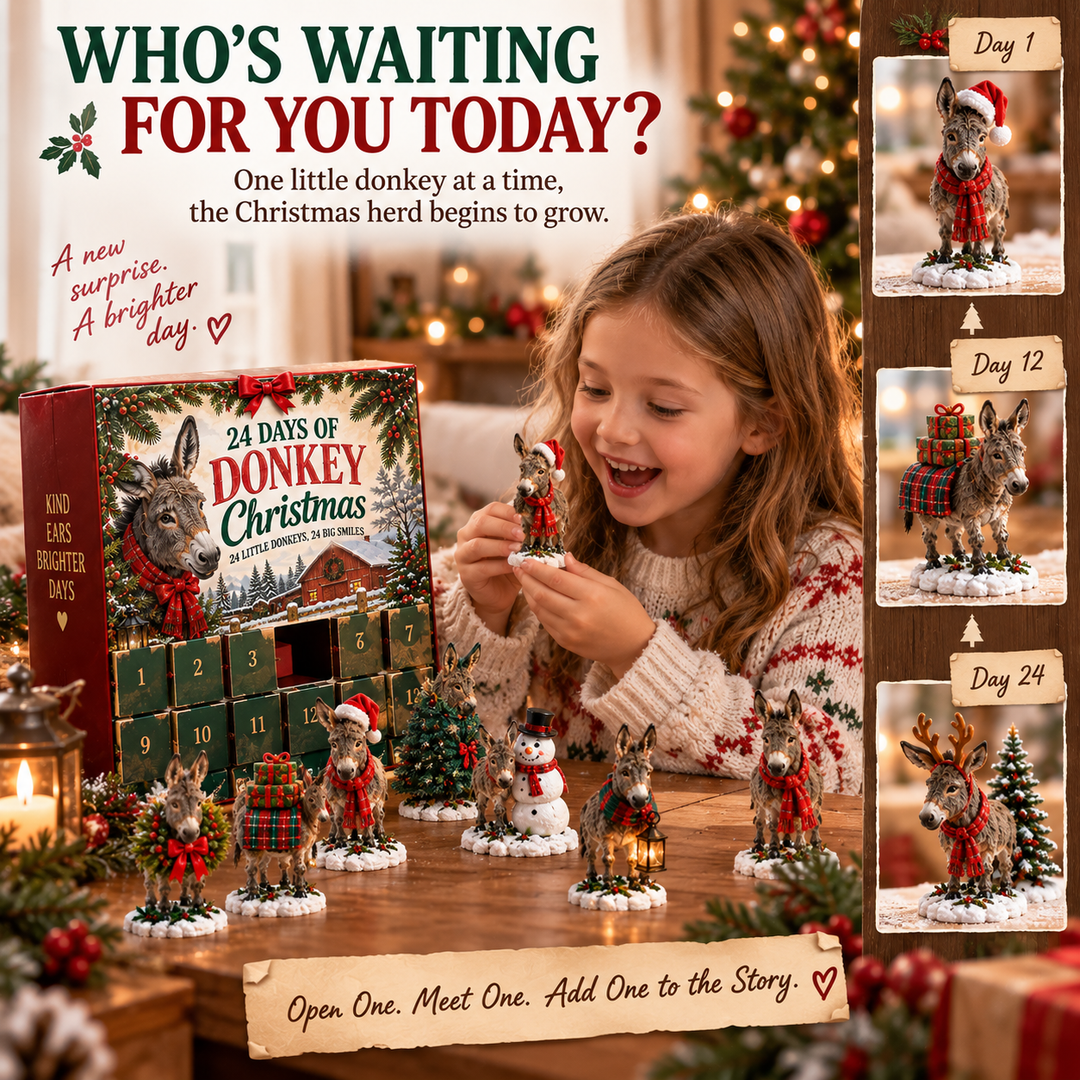 Festive 24-Day Donkey Advent Calendar