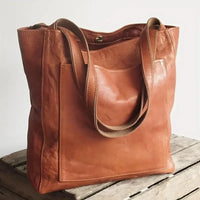 Women's Everyday Leather Shoulder Tote Bag