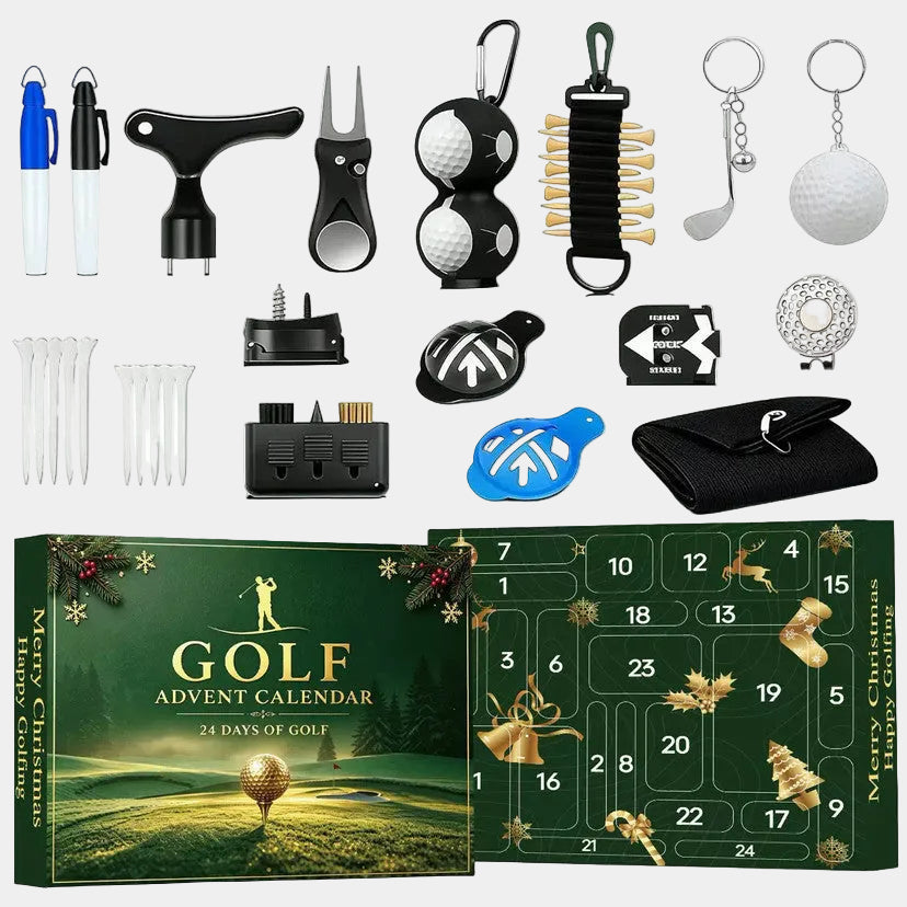 Golf Dadvent Calendar 24-Day Golfing Accessories Set