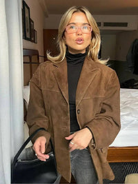 Lily | Women's Elegant Suede Fall Jacket