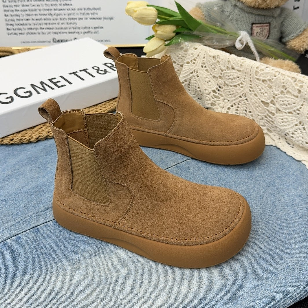 Imogen | Women's Chunky Slip-On Chelsea Boots