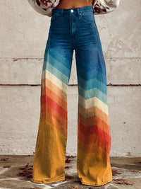 Christine | Women's Vintage Retro Wide Leg Jeans