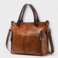 Women's Elegant Leather Tote Bag