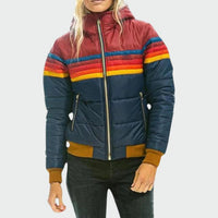 Olive | Women's Waterproof Hooded Puffer Jacket