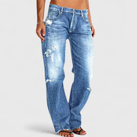 Lexi | Women's Comfortable Distressed Wide-Leg Jeans