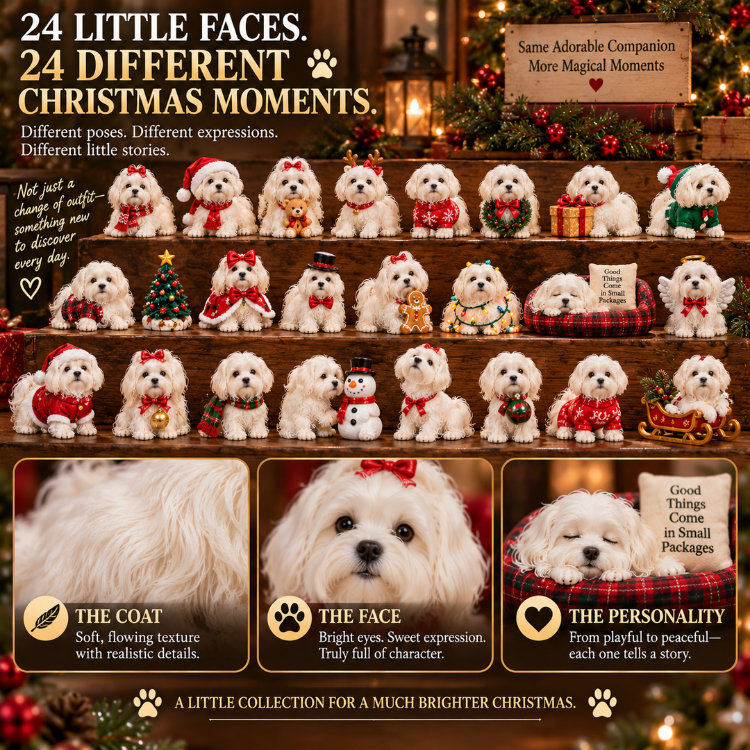 Maltese Advent Calendar - 24 Collectible Figurine Set