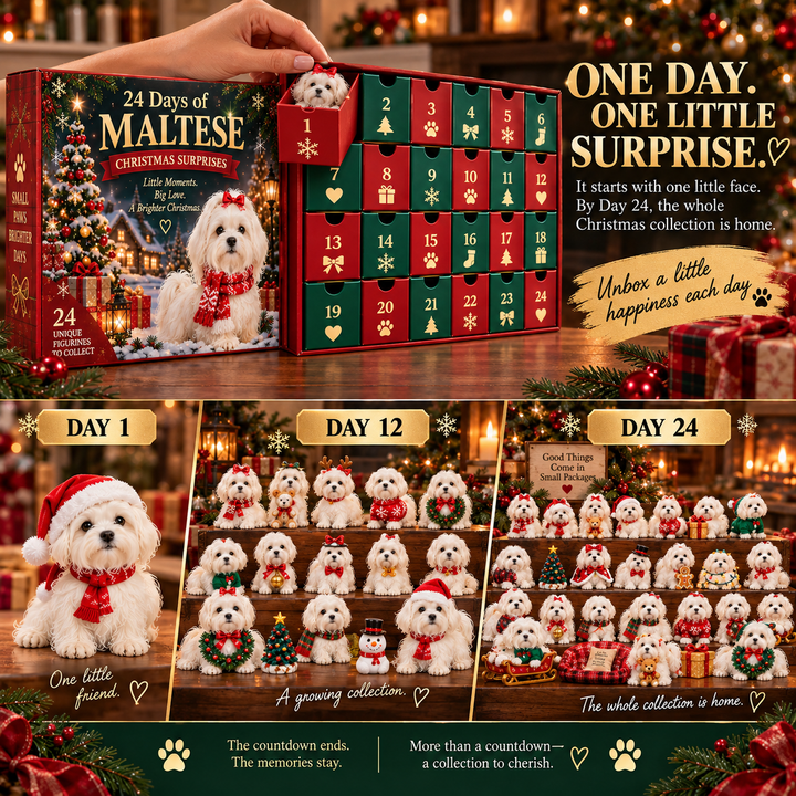 Maltese Advent Calendar - 24 Collectible Figurine Set