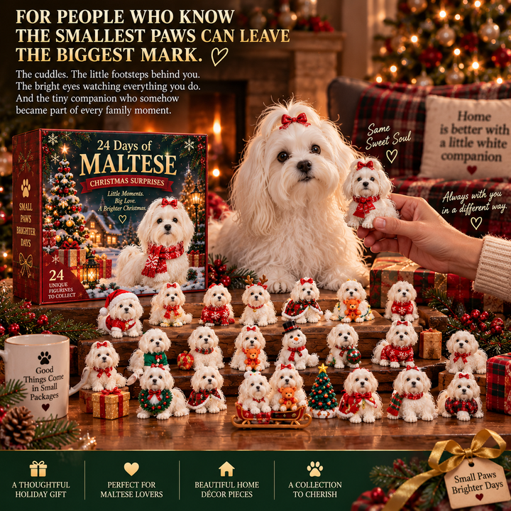 Maltese Advent Calendar - 24 Collectible Figurine Set