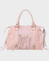 Women's Spacious Suede Leather Tote Bag