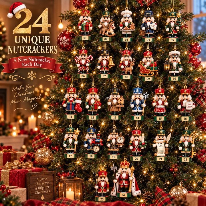 Nutcracker Advent Calendar with 24 Unique Collectible Figures