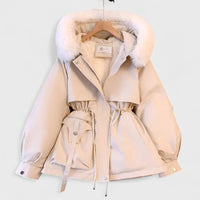 Paula | Women's Winter Faux Fur Hooded Puffer Jacket