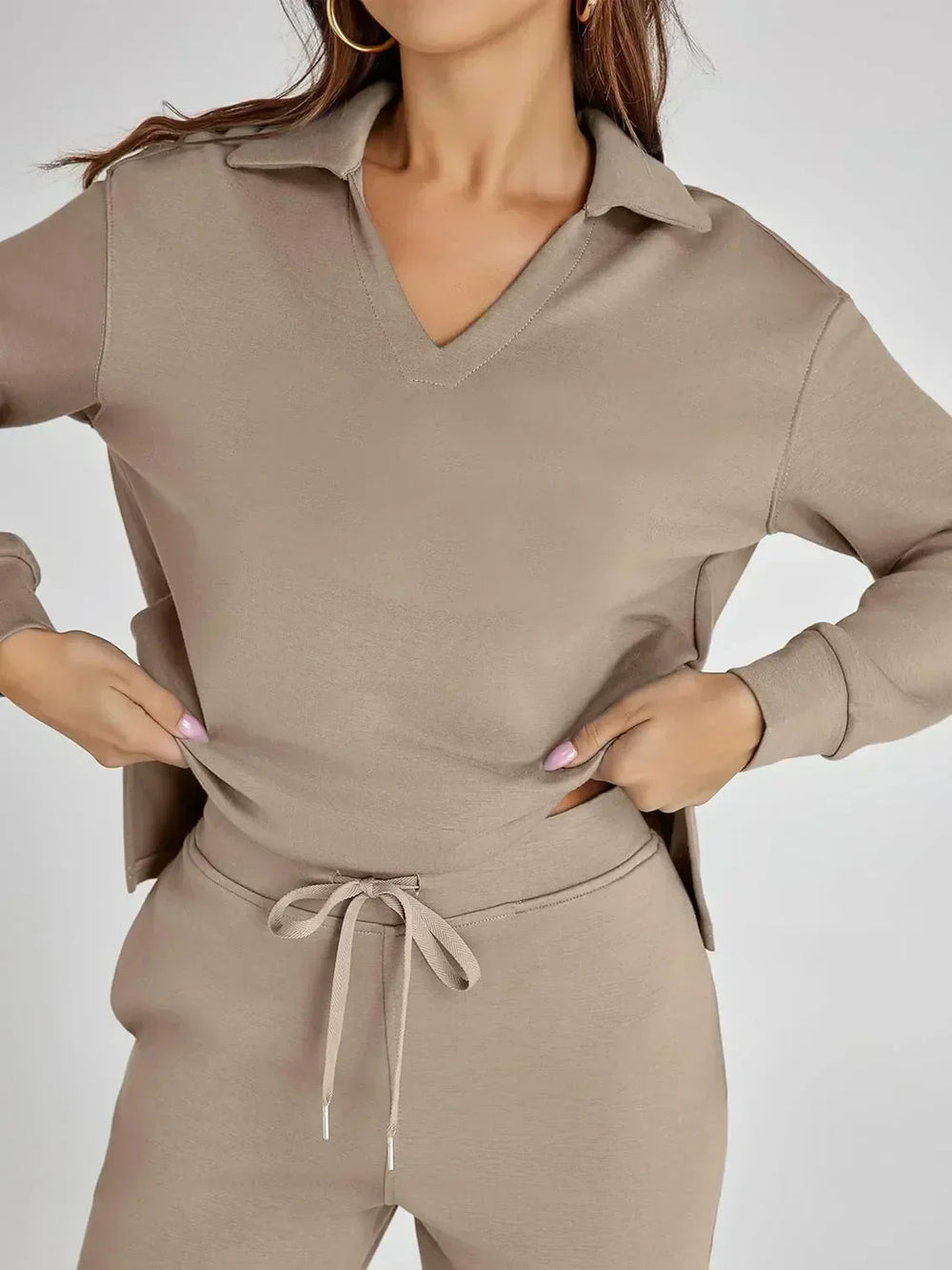 Penny | Women's Relaxed Comfort Long Sleeve Two Piece Set