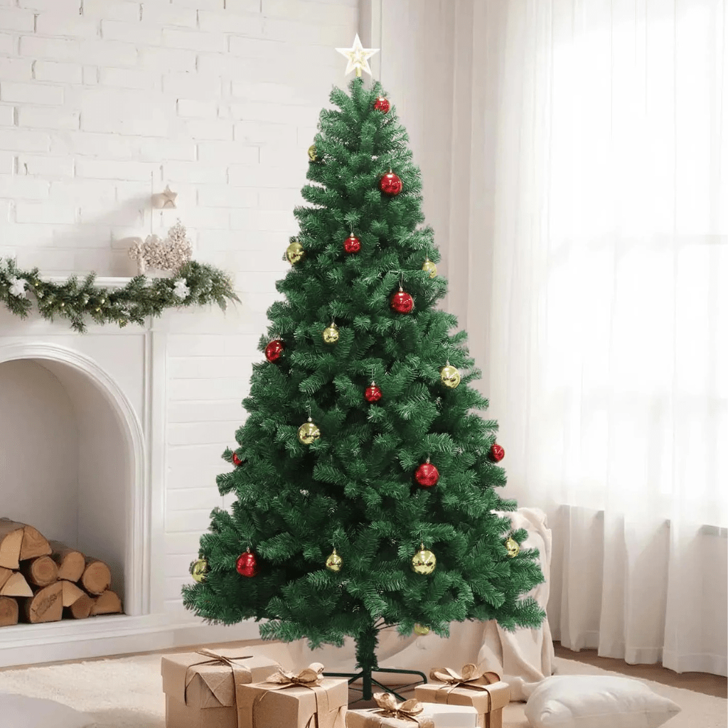 Pre Lit Artificial Christmas Tree with Remote Control LED Lights