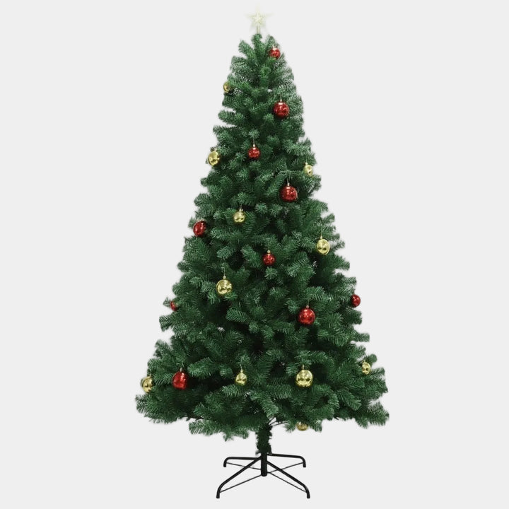 Pre Lit Artificial Christmas Tree with Remote Control LED Lights