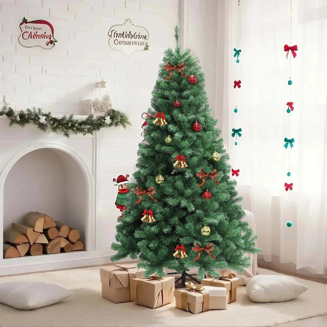 Pre Lit Artificial Christmas Tree with Remote Control LED Lights