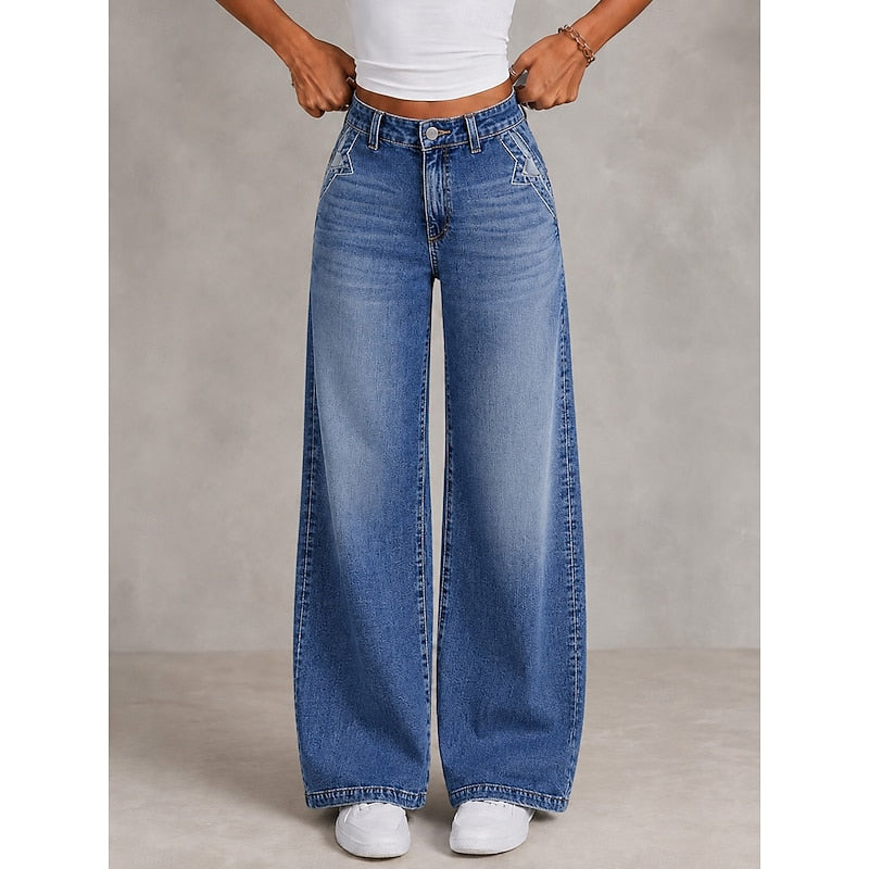 Rachel | Women's Relaxed Wide-Leg Jeans